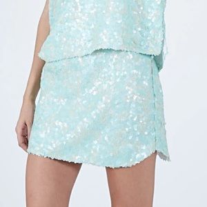 Sequin skirt